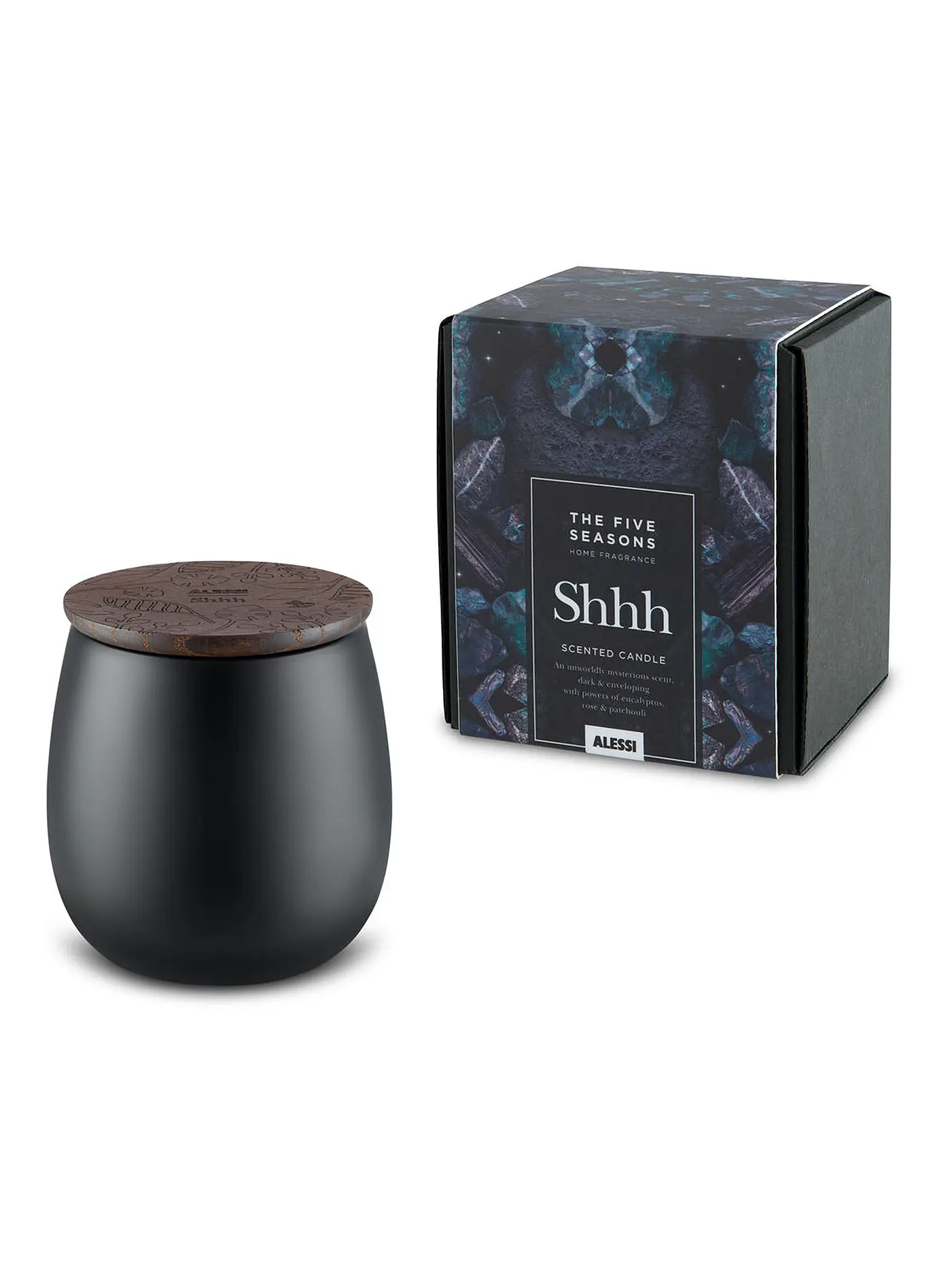 ALESSI | Duftkerze "Brrr -- The Five Seasons" 250g | schwarz